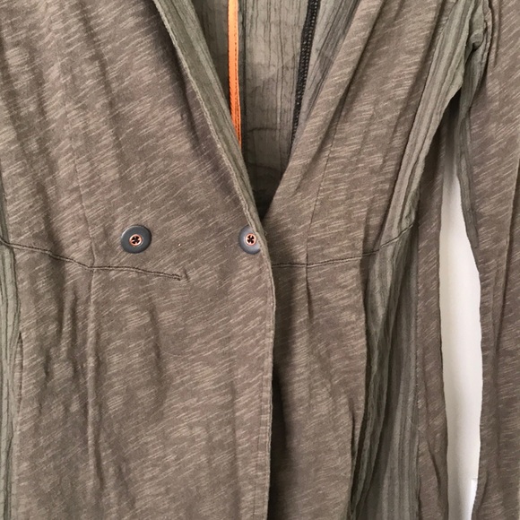 Free people army green and olive green cardigan - Picture 4 of 14